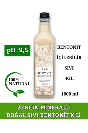 BENTONITE CLAY DRINKABLE LIQUID BENTONITE CLAY 1000 ML - E.M.S Avm