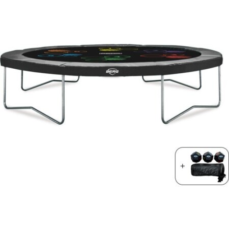 BERG Favorit Regular Levels Trambolin - 430 cm, gri - BERG