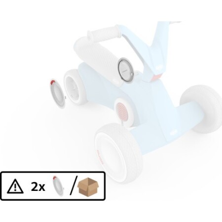 BERG GO² Blue - Rear Wheel Cover (2x) - BERG