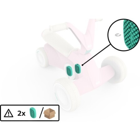 BERG GO² Pink - Pedal (2x) - BERG