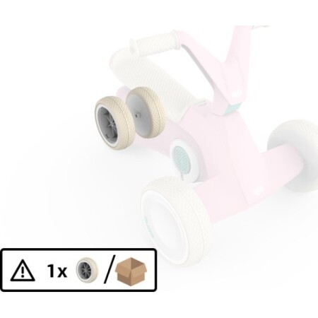BERG GO² Pink - Rear Wheel - BERG