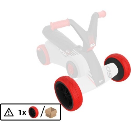 BERG GO² SparX Red - Front Wheel - BERG