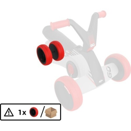 BERG GO² SparX Red - Rear Wheel - BERG