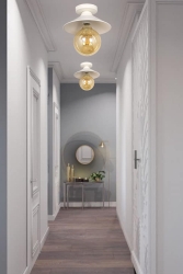 Berlin Tekli Beyaz Tavan Montaj Avize BEG0884BEG01-1 - Begüsa