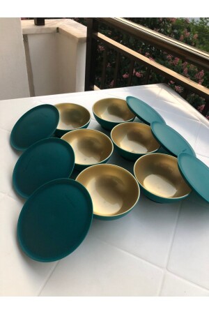 Berrak Kase 6 Lı (zümrüt Yeşili Gold) Beröyk - Tupperware