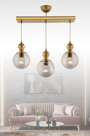 Berru 3 Piece Showcase Antiqued Gold Gilded Modern Lighting TYC00544193173 - KUZEY AYDINLATMA