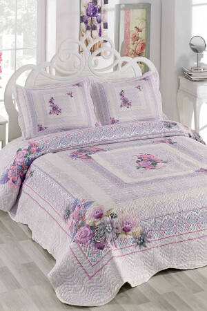 Berry Double Quilted Bedspread - Örtüm