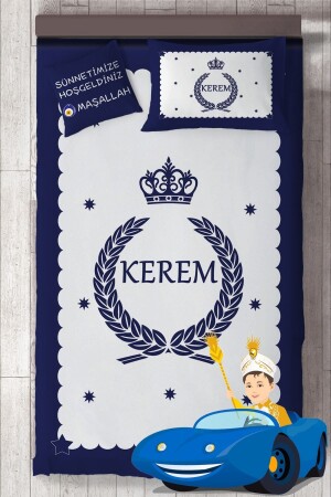 Beschneidungs-Bettbezug-Set zum Ausdrucken mit Namen, Mkt-4001, MKTSYO-4001 - MEKTA HOME