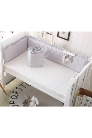 Besik Kenar Korumaligi Gri korumalik - AYZEN HOME