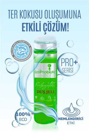 Besleyici Nemlendirici Ter Kokusu Önleyici Duş Jeli Arındırıcı Etki Ekoprobiyotik ECO10001 - EcoProbiotic