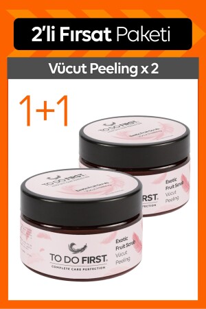 Besleyici Nemlendirici ve Batık Karşıtı Vücut Peelingi 2 li SET - To Do First