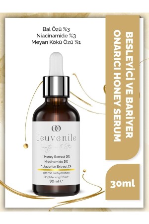 Honey %3 Serum - Besleyici ve Bariyer Onarıcı (Bal Özü, Niacinamide, Meyan Kökü Özü) JV061 - Jeuvenile