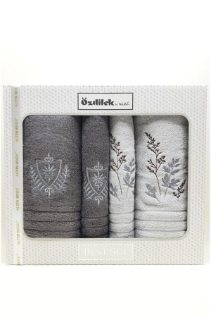 Bestes Set – Badeset – Anthrazitgrau PRA-7380115-5816 - Özdilek