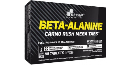 Beta Alanine - Carno Rush Mega Tabs - POWERBODY