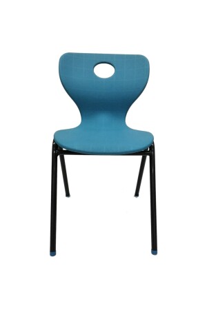 Betina Monoblock Chair with Metal Legs and Plastic Table Turquoise GM-BETINA-A - Gamo Okul Mobilyaları