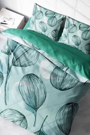 Bettbezug-Set, 100 % natürliche Baumwolle, für Doppelbett, 3D-Digitalballon, monohome2926HF - Monohome