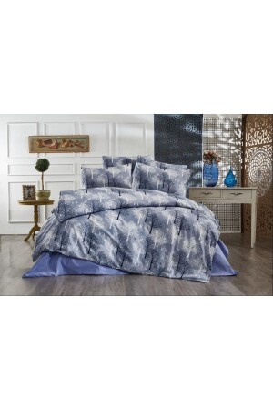Bettbezug-Set mit Baummuster für King-Size-Betten, 200 x 240 cm + 2 Kissenbezüge 50 x 70 cm, ohne Bettlaken 1023 - Umut Home Design