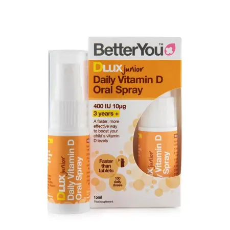 BetterYou Dlux Junior Daily Vitamin D 400 IU Oral Spray (15 ml) - BetterYou
