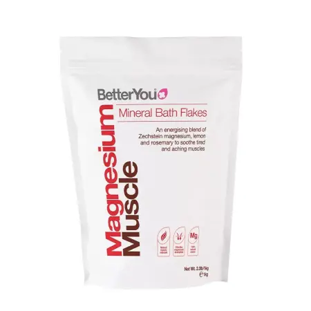 BetterYou Magnesium Muscle Bath Flakes (1 kg) - BetterYou