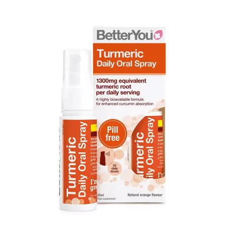 BetterYou Turmeric Oral Spray (25 ml, Orange) - BetterYou