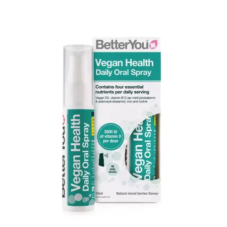 BetterYou Vegan Health Oral Spray (25 ml, Mixed Berry) - BetterYou