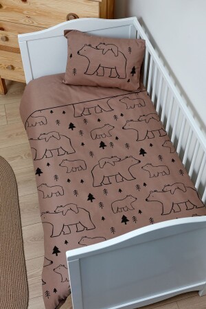 Bettwäsche-Set aus Leinen – Babygröße (100 x 150) ETNTB1STKT007 - Tuğba Kuğu