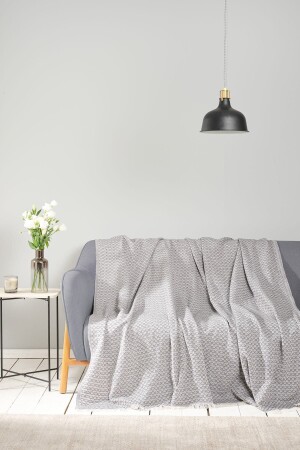 Bety Anthracite Sofa Cover TV Blanket Single 170 Cm X 210 Cm - Karaca Home