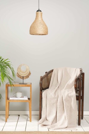 Bety Beige Überwurf 130 cm x 170 cm - Karaca Home