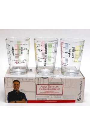 Beyaz Arda Türkmen 3-Piece Measuring Cup Set Fma04348 PSBAHCE1623996123 - Paşabahçe