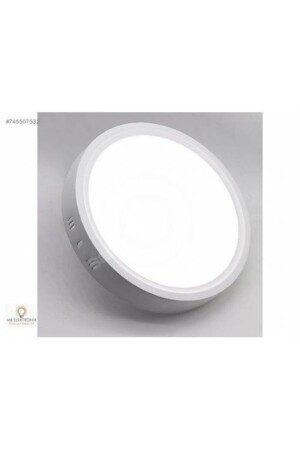 Beyaz Işık 24 Watt Yuvarlak Sıva Üstü Panel Tavan Armatürü Spot Lamba yvl1 - Led