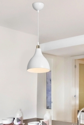 Beyaz Sarkıt Avize Yatak Odası Salon Mutfak Koridor Lamba avize3 - AG LightDesign