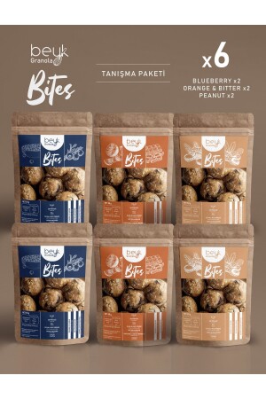 Beyk Granola Bites Tanışma Paketi - 50g X6 5896774311 - Beyk Bakery & Catering