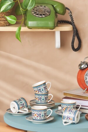 Beylerbeyi Set of 6 Coffee Cups 80 Ml 153. 03. 05. 0130 - Karaca