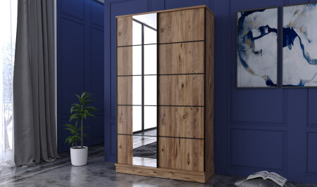 Beymen Walnut Sliding Coat Rack - Cadde Yıldız