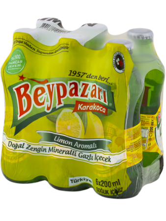 BEYPAZARI LIMON SODA 6X200 ML - Halal