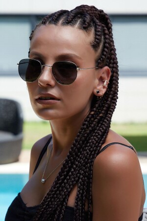 Bh Db319 Silver Black Unisex Sunglasses BH DB319 Silver Black - By Harmony