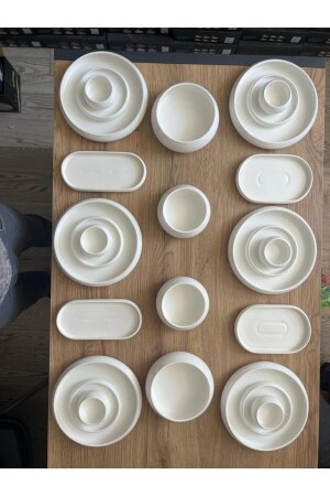 bianco perla 26 piece breakfast set PERLA - ACAR