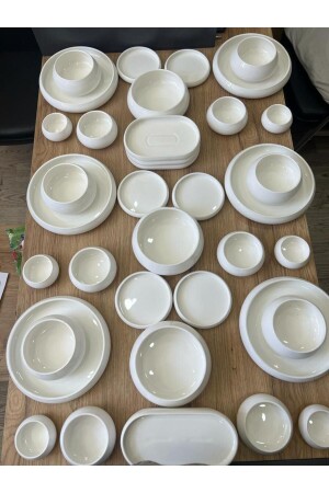 bianco perla 40 piece breakfast set - Acar