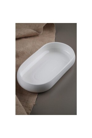 Bianco Perla Porselen Gondol Kase 35x18x6 Cm HBCV0000249OUZ - ACAR