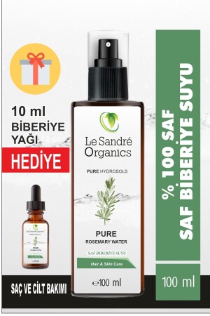 MNZ- Rosemary Water Strengthening Hair Tonic 100% طبيعي ونقدي 100 مل - Le Sandre Organic