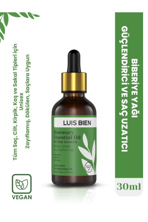 Biberiye Yağı Ve Doğal Yağlar Içeren Güçlendirici Formül- Biotin Ve Keratin Özlü Saç Bakımı 30 ml - Luis Bien