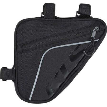 Bicycle frame bag KLS Wedge Eco, 0.9l (black) - Kellys