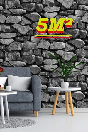 Bien Exclusive 5329 Taş Desenli Premium 3d Stone Duvar Kağıdı 5-30 M² - Bien Duvar Kağıtları