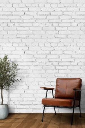 Bien Exclusive Beyaz Taş Desen Duvar Kağıdı 5-33 M² - Bien Duvar Kağıtları