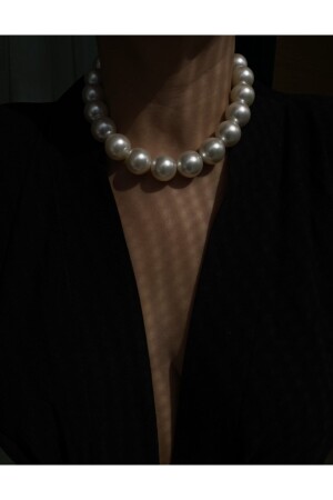Big Pearl Necklace Vs0025 - vi store vi jewelry