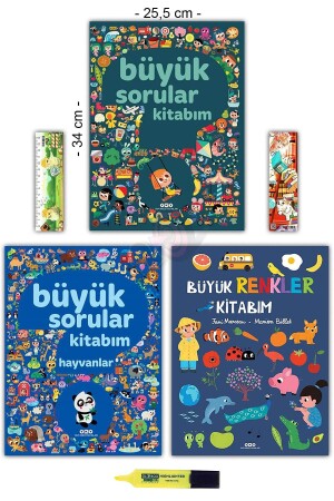 Big Questions Animals Colors My Book Set (0-3 Years) - Yapı Kredi Yayınları