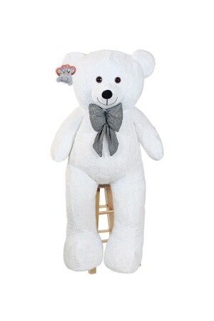 Big White Teddy Bear with Bow Tie 130cm HP16102004 - Özgüner Oyuncak