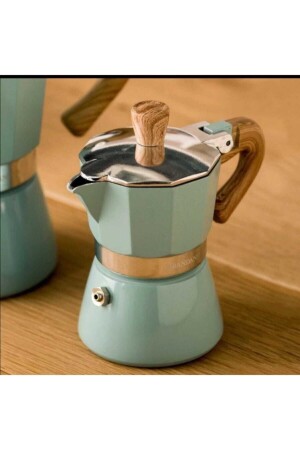 Bigg Vivi Hes-6 Mokapot Green COFFEEHUTT MOKAPOT Hes-4 - COFFEEHUTT