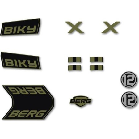 Biky - Sticker set Retro Green - BERG