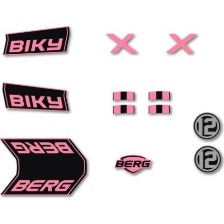 Biky - Sticker set Retro Pink - BERG